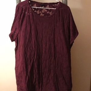 3/$20 Shear torrid shirt
